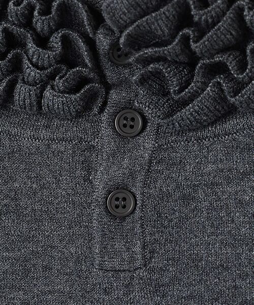 INGEBORG / インゲボルグ ニット・セーター | フリルハイネックセーター | 詳細9