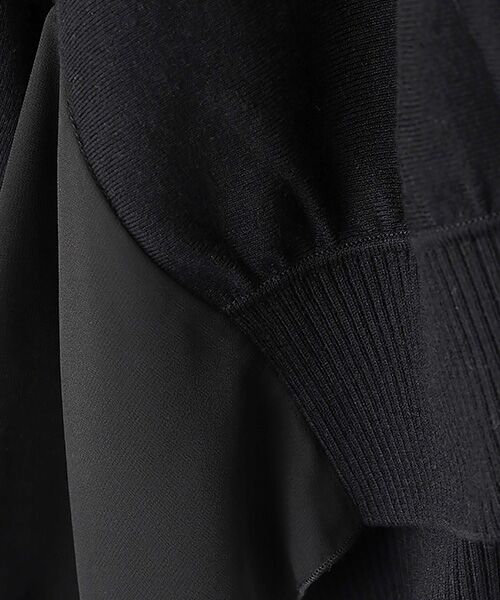 INGEBORG / インゲボルグ ニット・セーター | シフォン使いタートルネックセーター | 詳細1