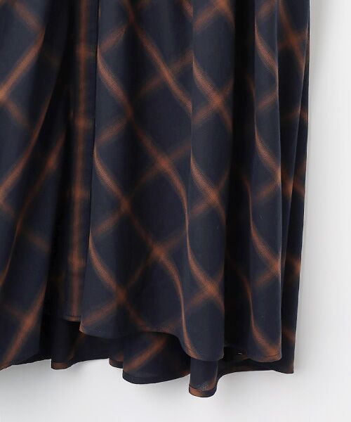 INGEBORG / インゲボルグ ロング・マキシ丈ワンピース | 【HAPPY ITEM】ボアベスト×コットンチェックワンピース | 詳細5