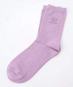 INGEBORG / インゲボルグ ソックス | ロゴ＆カメリア入りソックス