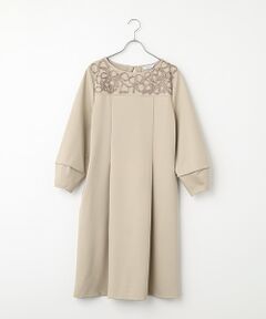 INGEBORG / インゲボルグ ロング・マキシ丈ワンピース | リボン刺繍カットソーワンピース