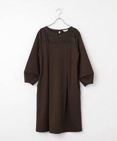 INGEBORG / インゲボルグ ロング・マキシ丈ワンピース | リボン刺繍カットソーワンピース