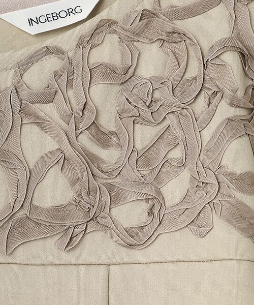 INGEBORG / インゲボルグ ロング・マキシ丈ワンピース | リボン刺繍カットソーワンピース | 詳細6