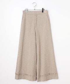 INGEBORG / インゲボルグ その他パンツ | ジャージーツイードワイドパンツ
