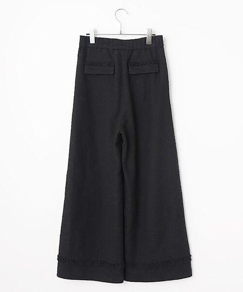 INGEBORG / インゲボルグ その他パンツ | ジャージーツイードワイドパンツ | 詳細1