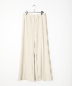 INGEBORG / インゲボルグ その他パンツ | ロゴ刺繍入りワイドパンツ