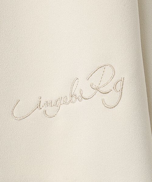 INGEBORG / インゲボルグ その他パンツ | ロゴ刺繍入りワイドパンツ | 詳細2