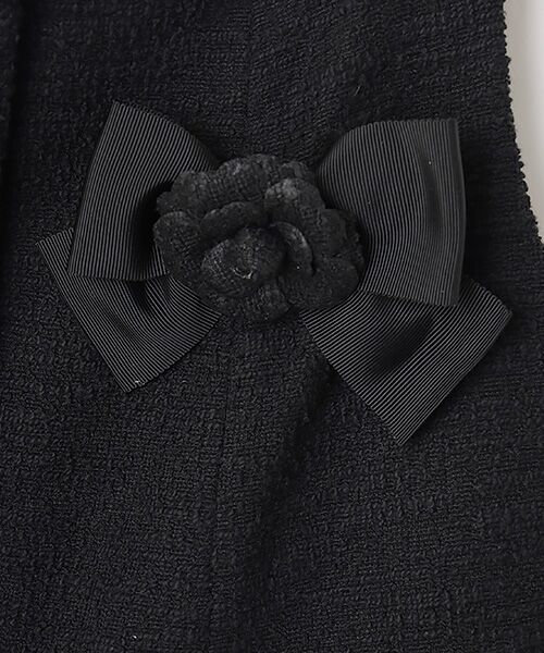 INGEBORG / インゲボルグ カットソー | ジャージーツイードコサージュ付きブラウス | 詳細8