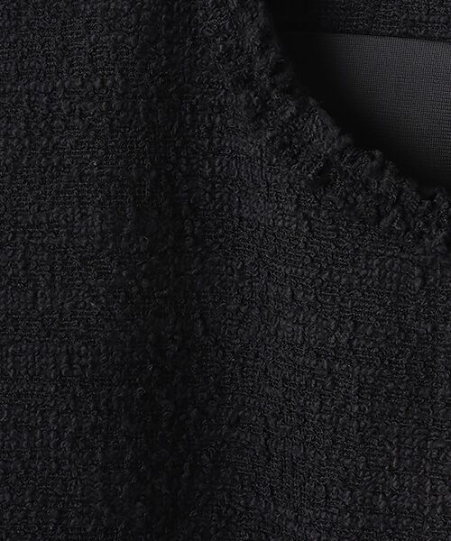INGEBORG / インゲボルグ カットソー | ジャージーツイードフリルベスト | 詳細6