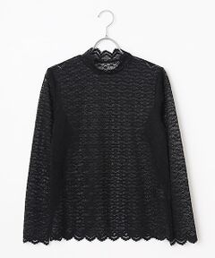 INGEBORG / インゲボルグ カットソー | ストレッチレースモックネックインナー