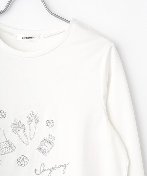 INGEBORG / インゲボルグ カットソー | ドットコスメワンポイントpt.カットソー | 詳細3