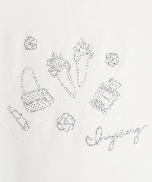 INGEBORG / インゲボルグ カットソー | ドットコスメワンポイントpt.カットソー | 詳細5