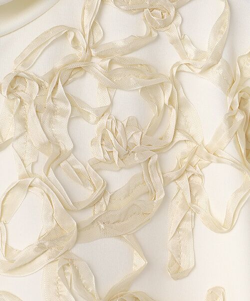 INGEBORG / インゲボルグ カットソー | リボン刺繍カットソーフーディ | 詳細2