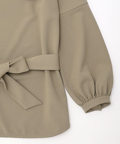 INGEBORG / インゲボルグ カットソー | コサージュ付きロゴ刺繍入りカットソー | 詳細5