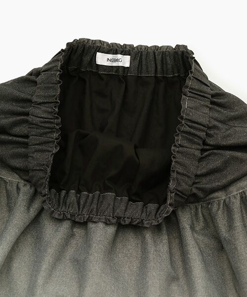 INGEBORG / インゲボルグ ロング・マキシ丈スカート | グラデーションデニムpt.ティアードスカート | 詳細4