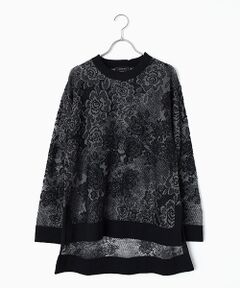 INGEBORG / インゲボルグ シャツ・ブラウス | バラ柄レース編みニット