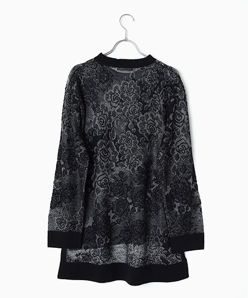 INGEBORG / インゲボルグ シャツ・ブラウス | バラ柄レース編みニット | 詳細1
