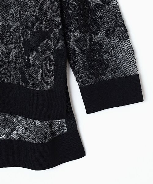 INGEBORG / インゲボルグ シャツ・ブラウス | バラ柄レース編みニット | 詳細3
