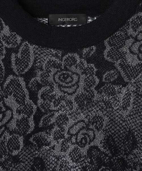 INGEBORG / インゲボルグ シャツ・ブラウス | バラ柄レース編みニット | 詳細4