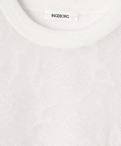 INGEBORG / インゲボルグ シャツ・ブラウス | バラ柄レース編みニット | 詳細5