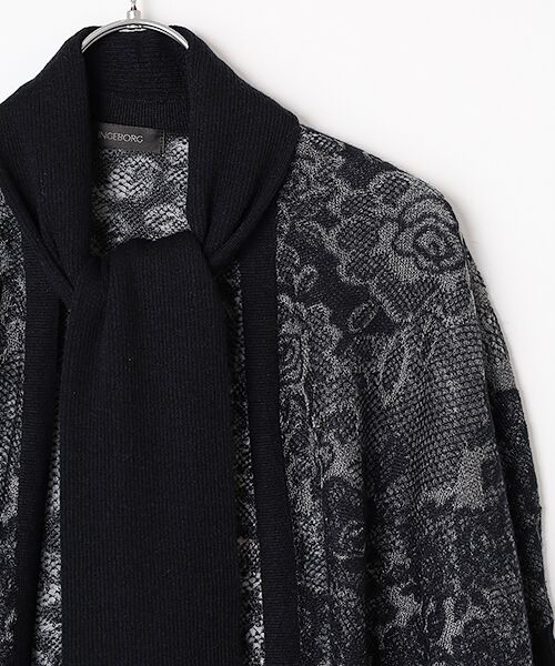 INGEBORG / インゲボルグ カーディガン・ボレロ | バラ柄レース編みニットボレロ | 詳細2