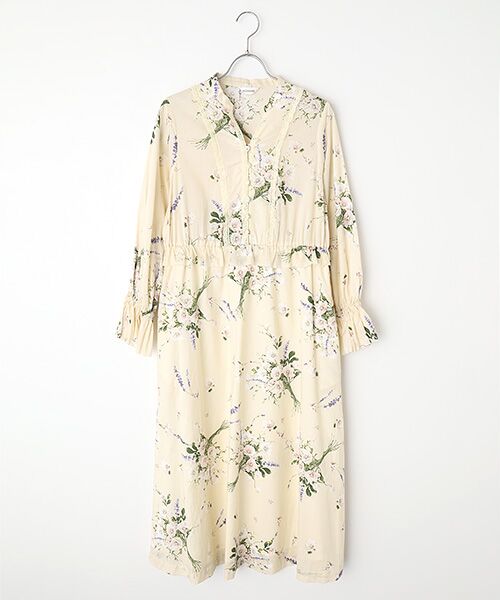 INGEBORG / インゲボルグ ミニ丈・ひざ丈ワンピース | アネモネpt.ワンピース（シロ）