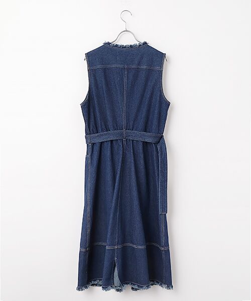 INGEBORG / インゲボルグ ミニ丈・ひざ丈ワンピース | 10ozデニムワンピース | 詳細1