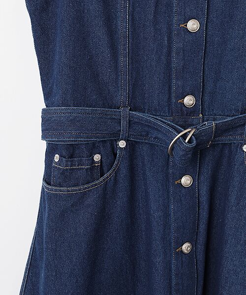 INGEBORG / インゲボルグ ミニ丈・ひざ丈ワンピース | 10ozデニムワンピース | 詳細3