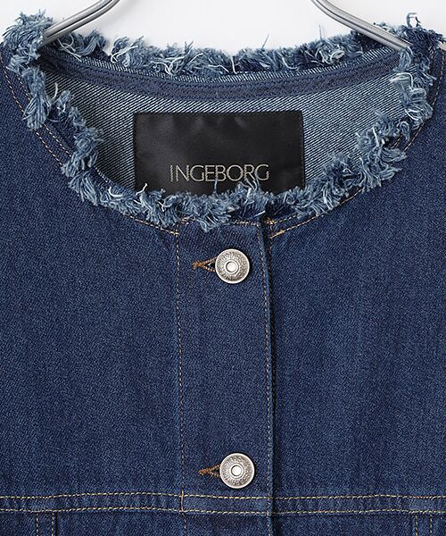 INGEBORG / インゲボルグ ミニ丈・ひざ丈ワンピース | 10ozデニムワンピース | 詳細5