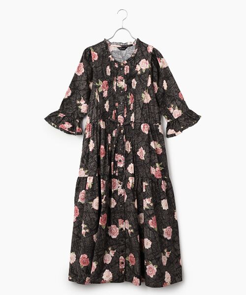 INGEBORG / インゲボルグ ロング・マキシ丈ワンピース | エトワールローズpt.ワンピース（クロ）