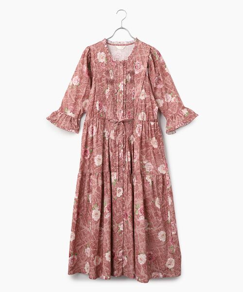 INGEBORG / インゲボルグ ロング・マキシ丈ワンピース | エトワールローズpt.ワンピース（ロゼ）
