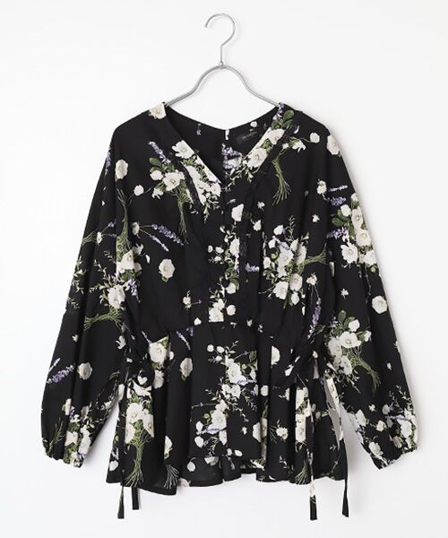 INGEBORG / インゲボルグ シャツ・ブラウス | アネモネpt.ブラウス（クロ）