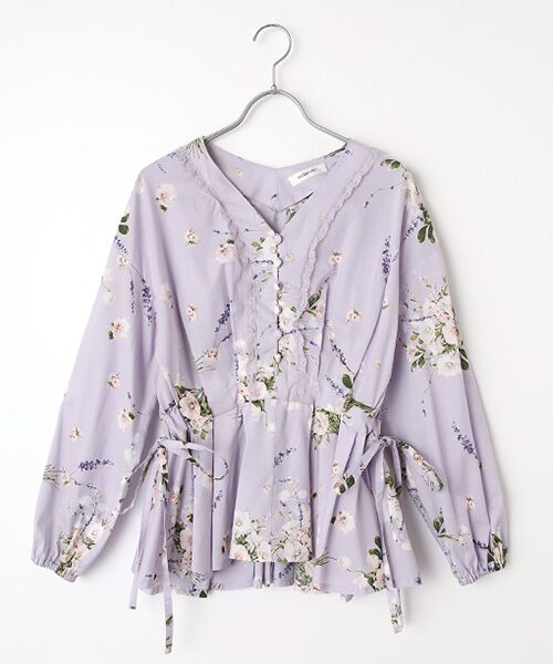 INGEBORG / インゲボルグ シャツ・ブラウス | アネモネpt.ブラウス（パープル）