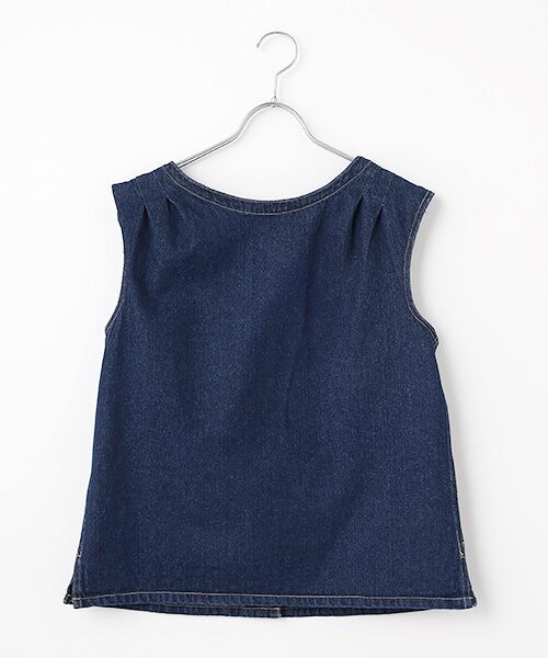 INGEBORG / インゲボルグ シャツ・ブラウス | 10ozデニムノースリーブブラウス（インディゴ）