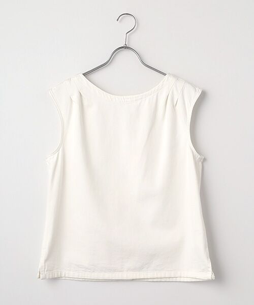 INGEBORG / インゲボルグ シャツ・ブラウス | 10ozデニムノースリーブブラウス（オフ）