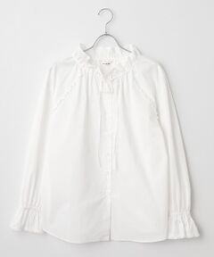 INGEBORG / インゲボルグ シャツ・ブラウス | 【INGEBORG Blanche (インゲボルグ ブランシェ)】タイプライターギャザーブラウス