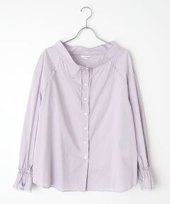 INGEBORG / インゲボルグ シャツ・ブラウス | 【INGEBORG Blanche (インゲボルグ ブランシェ)】タイプライターギャザーブラウス