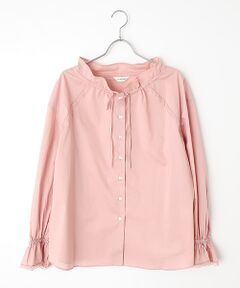 INGEBORG / インゲボルグ シャツ・ブラウス | 【INGEBORG Blanche (インゲボルグ ブランシェ)】タイプライターギャザーブラウス