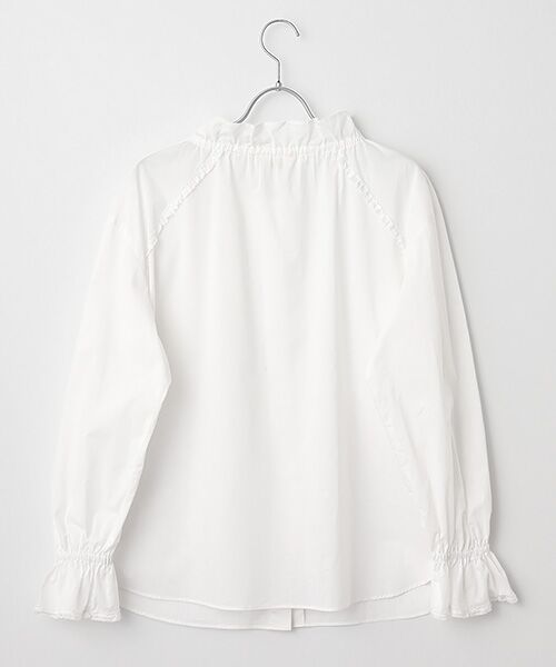 INGEBORG / インゲボルグ シャツ・ブラウス | 【INGEBORG Blanche (インゲボルグ ブランシェ)】タイプライターギャザーブラウス | 詳細2