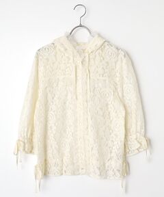 INGEBORG / インゲボルグ シャツ・ブラウス | フラワーレースフード付きブラウス