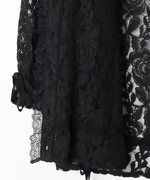 INGEBORG / インゲボルグ シャツ・ブラウス | フラワーレースフード付きブラウス | 詳細4
