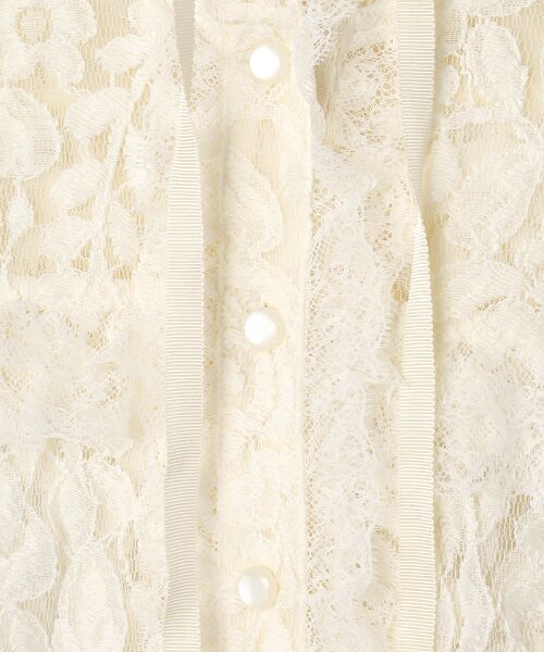 INGEBORG / インゲボルグ シャツ・ブラウス | フラワーレースフード付きブラウス | 詳細6