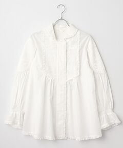 INGEBORG / インゲボルグ シャツ・ブラウス | 【INGEBORG Blanche (インゲボルグ ブランシェ)】タックブラウス