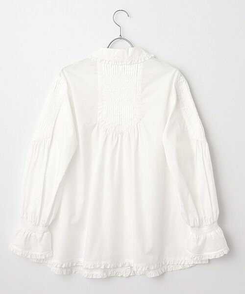 INGEBORG / インゲボルグ シャツ・ブラウス | 【INGEBORG Blanche (インゲボルグ ブランシェ)】タックブラウス | 詳細1