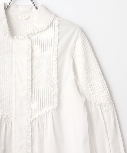 INGEBORG / インゲボルグ シャツ・ブラウス | 【INGEBORG Blanche (インゲボルグ ブランシェ)】タックブラウス | 詳細2