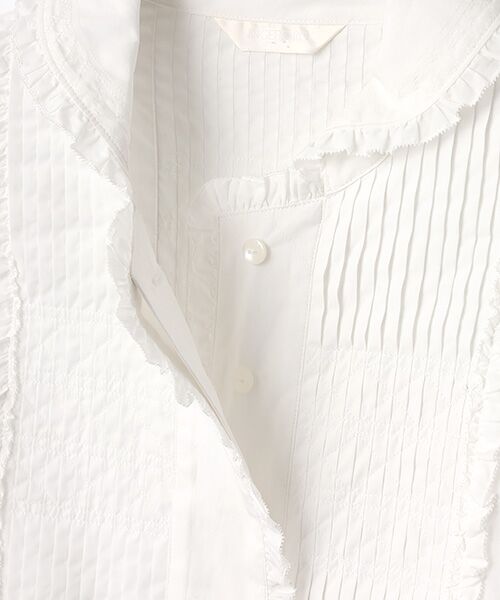 INGEBORG / インゲボルグ シャツ・ブラウス | 【INGEBORG Blanche (インゲボルグ ブランシェ)】タックブラウス | 詳細4