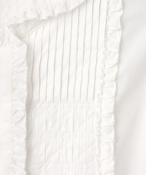 INGEBORG / インゲボルグ シャツ・ブラウス | 【INGEBORG Blanche (インゲボルグ ブランシェ)】タックブラウス | 詳細5