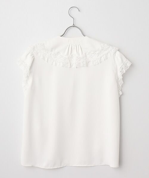 INGEBORG / インゲボルグ シャツ・ブラウス | 【INGEBORG Blanche (インゲボルグ ブランシェ)】フレアーカラーブラウス | 詳細1