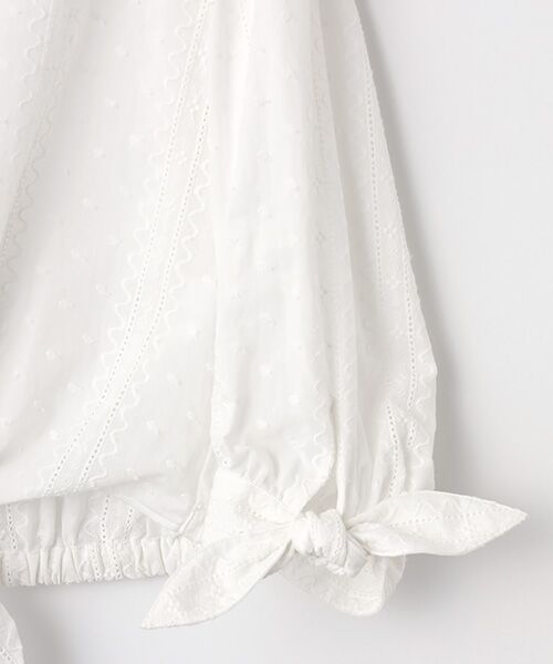 INGEBORG / インゲボルグ シャツ・ブラウス | 【INGEBORG Blanche (インゲボルグ ブランシェ)】コットン刺繍ブラウス | 詳細3