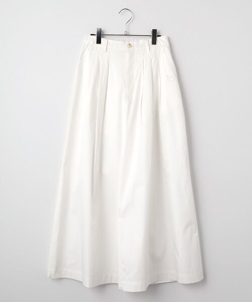 INGEBORG / インゲボルグ その他パンツ | タックワイドパンツ（シロ）